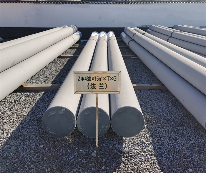 潜江430×15米×T×G砼电力电杆